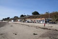 The beach at Clacton on Sea in Essex in the UK