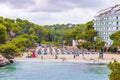 Beach, cliffs and bay Cala SantanyÃÂ­, Mallorca Balearic Islands Spain