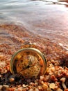 Beach clock Royalty Free Stock Photo