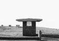 Beach Closed Sign on Hut at Shoreline Royalty Free Stock Photo