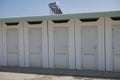 Beach club changing rooms