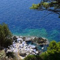Beach Club La Fontelina, Capri, Italy Royalty Free Stock Photo