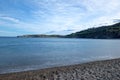 Beach on the coast of Colera, Girona Royalty Free Stock Photo