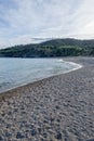 Beach on the coast of Colera, Girona