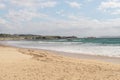 Beach on the coast of Galicia, Pontevedra, Spain. Lanzada beach