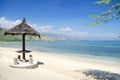 Beach and coast near dili in east timor Royalty Free Stock Photo