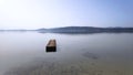 Beach coastline landscape summer Greece holidays seashore fishing Royalty Free Stock Photo