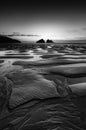 Beach Contours, Holywell Bay, Cornwall