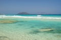 Beach Corralejo on Fuerteventura, Canary Islands