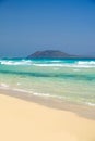 Beach Corralejo on Fuerteventura, Canary Islands