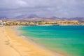 Beach Costa Calma on Fuerteventura, Canary Islands Royalty Free Stock Photo