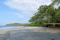 Beach in Costa Rica. Coastlines bordering.