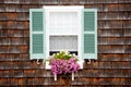Beach Cottage Window With Flower Box