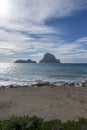 The beach of the cove de hort in ibiza Royalty Free Stock Photo