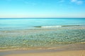 Beach and crystalline water in Salento, Italy