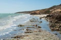 The beach at Denham, Shark Bay Royalty Free Stock Photo