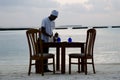 Beach dinner - Maldives