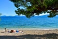 A beach in Drvenik, Croatia Royalty Free Stock Photo