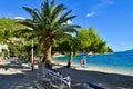 A beach in Drvenik, Croatia Royalty Free Stock Photo