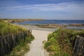 Beach and dunes of Portivy at Quiberon