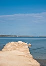 Beach in the early morning. Istria, Croatia Royalty Free Stock Photo