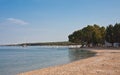 Beach in the early morning. Istria, Croatia Royalty Free Stock Photo