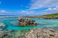 Beach on Efate Island, Vanuatu Royalty Free Stock Photo