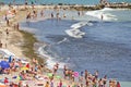 Beach of Eforie South Royalty Free Stock Photo