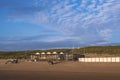 On the beach of Egmond aan Zee NL Royalty Free Stock Photo