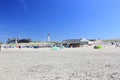 Beach in Egmond aan Zee. North Sea, the Netherlands. Royalty Free Stock Photo