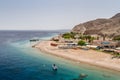 Beach of Eilat city, Red Sea, Israel Royalty Free Stock Photo