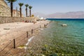 Beach of Eilat city, Red Sea, Israel Royalty Free Stock Photo