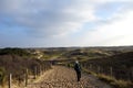 Beach entrance in the dunes of Wassenaar