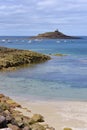 Beach of Erquy in France Royalty Free Stock Photo