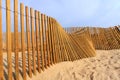 Beach fence Royalty Free Stock Photo