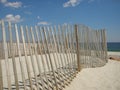 Beach Fence on New Jersey Shore