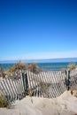 Beach Fence Royalty Free Stock Photo