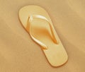 Beach flip flops Royalty Free Stock Photo