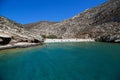 Beach of Folegandros Royalty Free Stock Photo