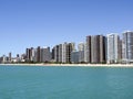 Beach in Fortaleza, Ceara, Brazil Royalty Free Stock Photo