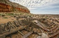 Old shipwreck on the beach, Hunstanton, Norfolk.