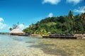 Beach Front in French Polynesia