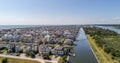 Beach Front homes Royalty Free Stock Photo