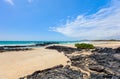 Beach on Galapagos Isabela island, Ecuador Royalty Free Stock Photo