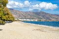 The beach Galida of Karystos in Evia island, Greece