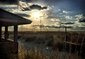 Beach Gazebo Royalty Free Stock Photo