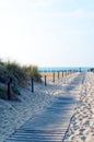 Beach on the German Baltic Sea with beach chair and holiday feeling with sand