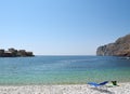 Beach in Gerolimenas, Mani in Greece