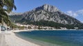 Beach in Gradac, Croatia Royalty Free Stock Photo