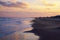 The Beach at Grand Isle, Louisiana Royalty Free Stock Photo